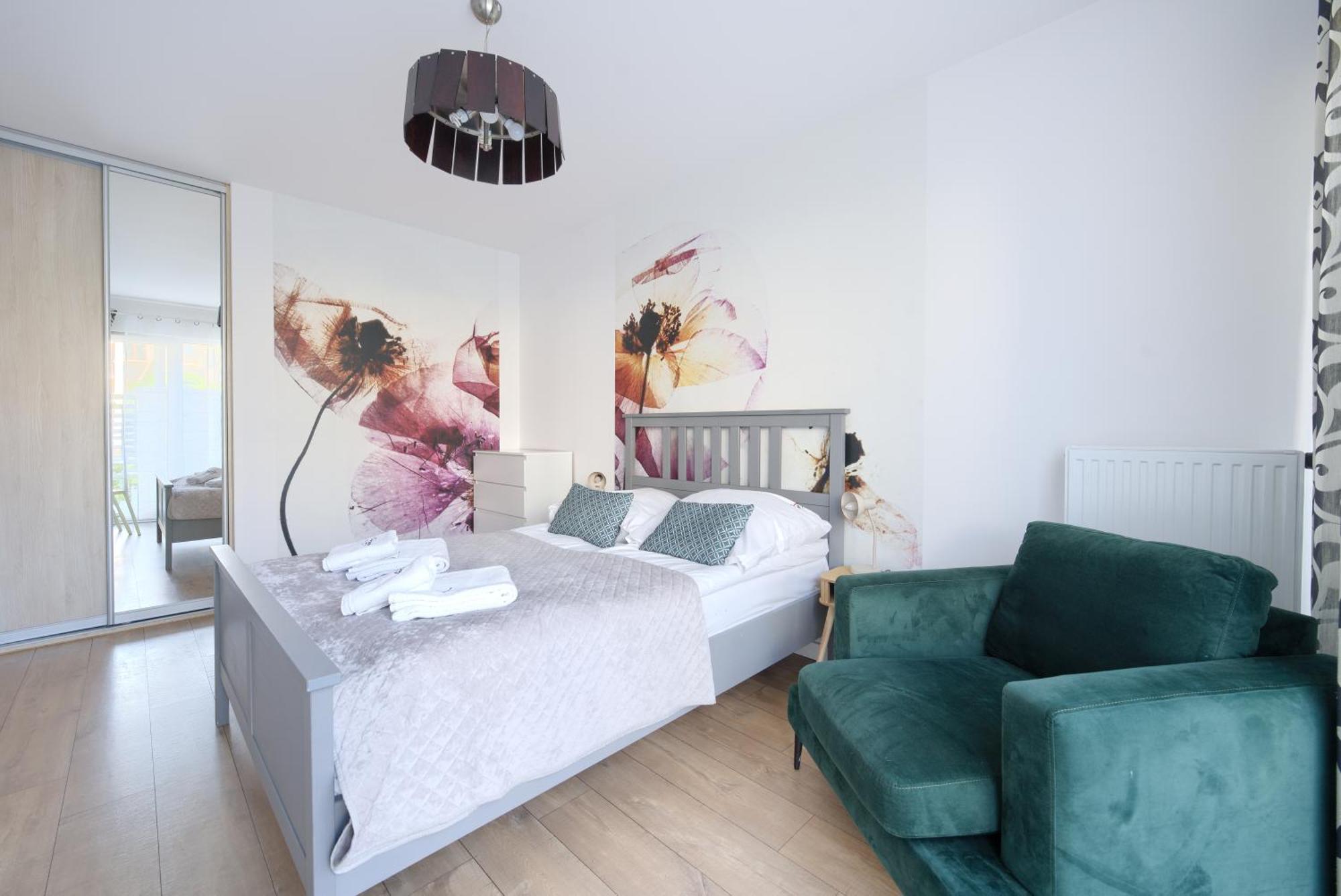 Apartamentyprzymorzu Baltycki Z Miejscem Postojowym I Ogrodkiem Kolobrzeg Bagian luar foto
